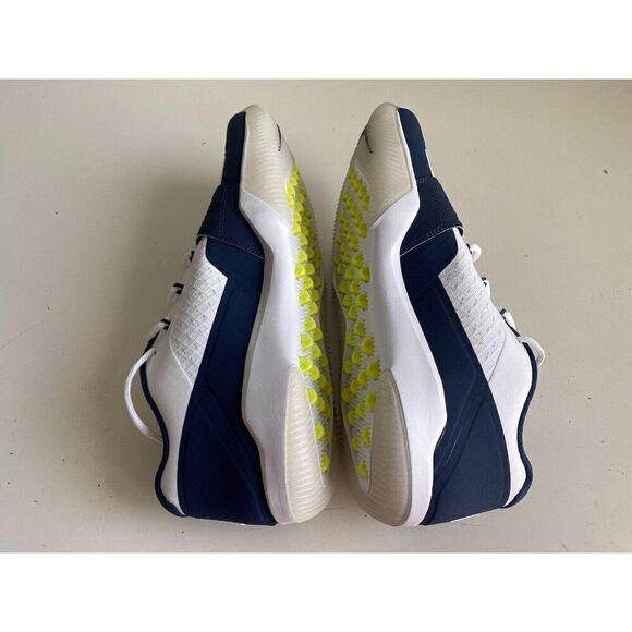 Nike Alpha Menace Turf Low Football Cleats BV3997-100 White Blue Men’s Sz 14.5 - Picture 9 of 12